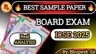  BEST SAMPLE PAPER  || CL-10TH ICSE || REAL ANALYSIS @ProblemsBeater