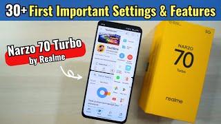 30+ First Important Settings to Change & Features of Realme Narzo 70 Turbo 5G