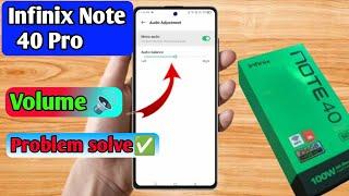 infinix note 40 pro me volume kaise badhaye, infinix note 40 pro volume problem