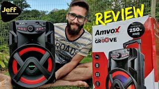 COMPLETASSA e BONITA! Caixa de Som Amplificada AMVOX GROOVE ACA 250 250W (Review/Análise Completa)