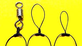 How to tie leashes so they don't get tangled. The best fishing knots how to tie a hook to a fishing