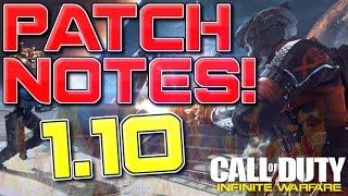 [HUGE] IW UPDATE! 1.10 PATCH NOTES in INFINITE WARFARE! (CoD IW 1.10 Update/Patch Notes)