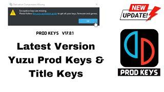 Yuzu Emulator Prod Keys & Title Keys V17.0.1 (Installation & Setup Guide)