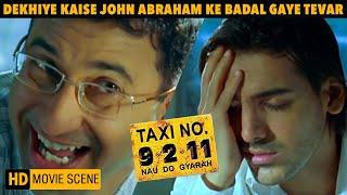 John Abraham Loses The Key To His Locker & Encounter with Banker | Taxi No. 9211 | Movie Scene