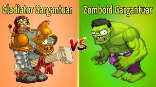 Pvz 2 Battlez - Gladiator Gargantuar & Zomboid Gargantuar Vs Zombie Teams(Zombie War)