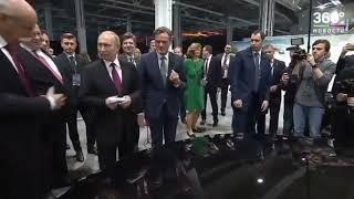 Путин жёстко теганул на новом мерседесе