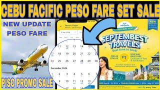 CEBU PACIFIC PISO FARE PROMO SET SALE NEW UPDATE