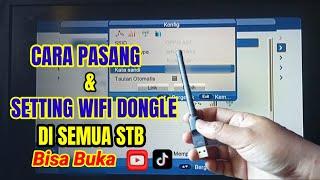 Cara pasang dan setting wifi dongle di STB infico dan semua STB