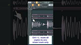 Routing duplicate samples into new mixer track in FL studio 20 / 21 / 11 / 12