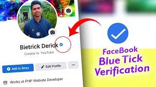 How to verify Facebook account with blue badge verification 2022. Blue tick verification.