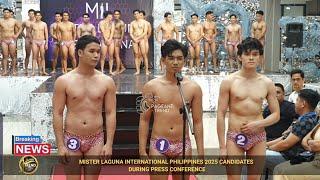 MISTER LAGUNA INTERNATIONAL PHILIPPINES 2025 Q&A SEGMENT DURING PRESS PRESENTATION