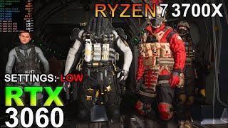 Warzone: Ryzen 7 3700X Overclock 4.3 | RTX 3060TI 8GB Benchmark | 1080p Low Setting