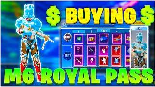 BUYING  M6 ROYAL PASS  || UPGRADING M6  ROYAL PASS || BUYING BGMI SS3 ROYAL PASS || SEASON 6 RP