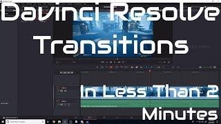 How To Add Transitions In Davinci Resolve 15