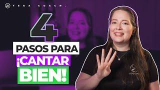 CÓMO CANTAR BIEN EN 4 PASOS | APRENDE ESTOS 4 TRUCOS PARA CANTAR MEJOR RÁPIDO | PARTE I