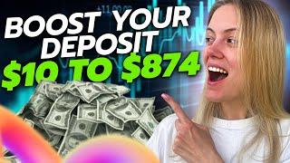  BOOST YOUR DEPOSIT FROM $10 TO $874 | How to Invest Money on Pocket Option?