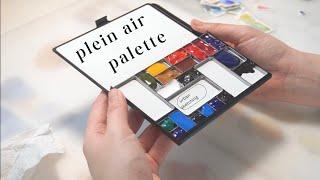 Setting up a plein air urban sketching palette for 2024  Art Toolkit Folio Watercolor Palette