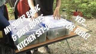 My Overland Super Basic & Simple Kitchen / Cooking Gear and Set-Up - SUV Jeep Camping