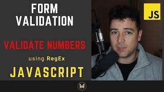 JavaScript Form Validation using Regular Expression for validating only Numbers