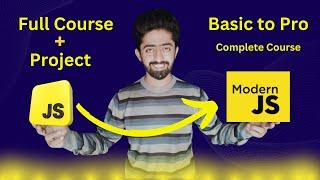 JavaScript Full Course with Project #javascript