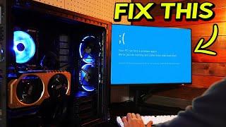 How I FIXED my PC CRASHING... (it would randomly freeze and shut off)