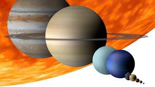 Planet dropping | Solar System Planet Size comparison