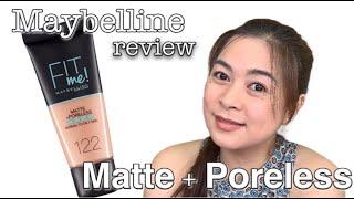 Maybelline Fit Me Matte + Poreless Review | Jea Dy