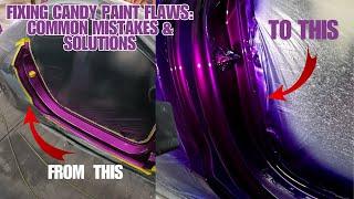 Fixing Candy Paint Flaws: Common Mistakes & Solutions