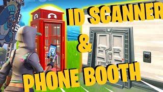 How To Get PHONE BOOTHS & ID SCANNER AGENCY DOORS In Fortnite Creative!