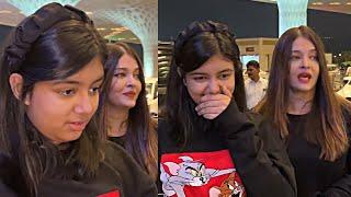 Aishwarya Rai With Her Daughter Aaradhya Spotted @ Mumbai Airport | Aishwarya Rai Latest Video