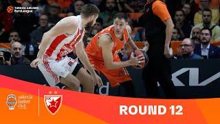 Valencia-Zvezda | Round 12 Highlights | 2023-24 Turkish Airlines EuroLeague