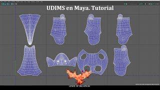 UDIMS en Maya y Substance Painter / UDIMS in Maya tutorial