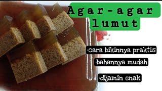 Cara membuat Agar -agar lumut yang simple dan praktis || nggak banyak bahan || pokoknya enak