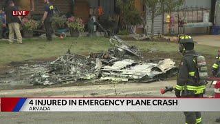 New details about plane crash in Arvada that left 4 injured