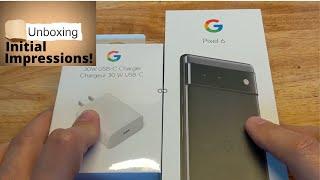 Google Pixel 6 Unboxing and initial impressions  #Google #TeamPixel #Pixel6