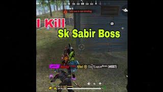 I Kill Sk Sabir Boss||Garena Free Fire||Knight Gaming #Shorts #freefireshort @sksabir-gaming