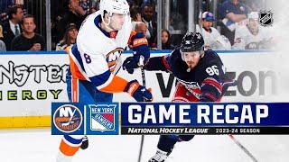 Islanders @ Rangers 3/17 | NHL Highlights 2024