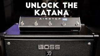 The Best BOSS Katana Footswitch - Wireless Editing! Airstep Katana Review