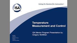 Temperature Measurement and Control - ISA Mentor Program