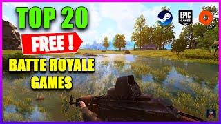 TOP 20 *FREE* BATTLE ROYALE Games that you can play Right Now!(Early 2022)