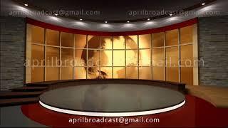 News TV Studio Set 39 - Virtual Green Screen Background Loop