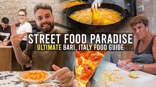 BEST Italian Food to Try - ULTIMATE Street Food Tour in Bari, Italy