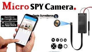 Micro spy hidden camera connect to mobile phone