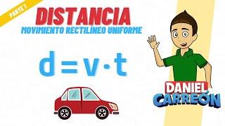 Como calcular la distancia PARTE 1 Super facil -  principiantes - Movimiento rectilineo uniforme