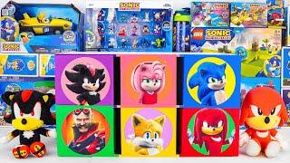 Sonic The Hedgehog Toys Boxes Unboxing ASMR | Sonic, Tails, Knuckles, Amy Rose, Shadow