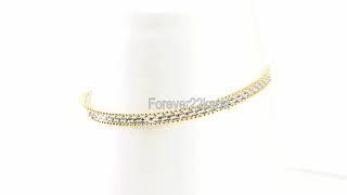 Stunning Antique Handcrafted Wedding Solid Gold Bracelet For Ladies  Forever22karat # b4167