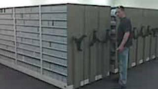 High Density Shelving is EZ to Roll || Phone 800-326-4403 Today