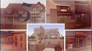 TOP 5 SECOND LIFE HOME STORES | SECOND LIFE 2021