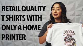 How To Get Retail Quality T Shirts With A Home Printer