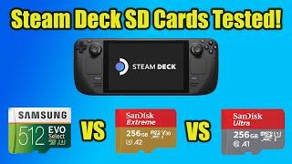 Steam Deck Micro SD Cards Tested